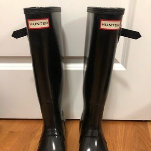 Hunter boots, size 7